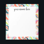 Personalized Glass Marble Notepad<br><div class="desc">Personalized Glass Marble Notepad</div>