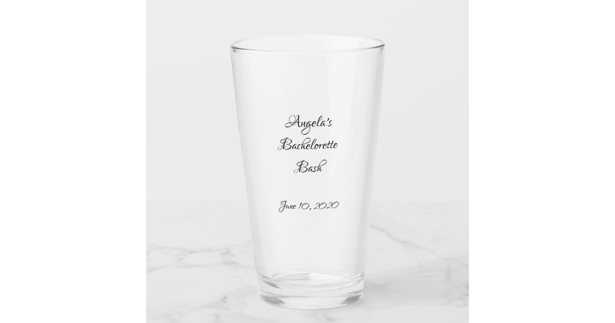 Personalized Glass Tumblers Zazzle
