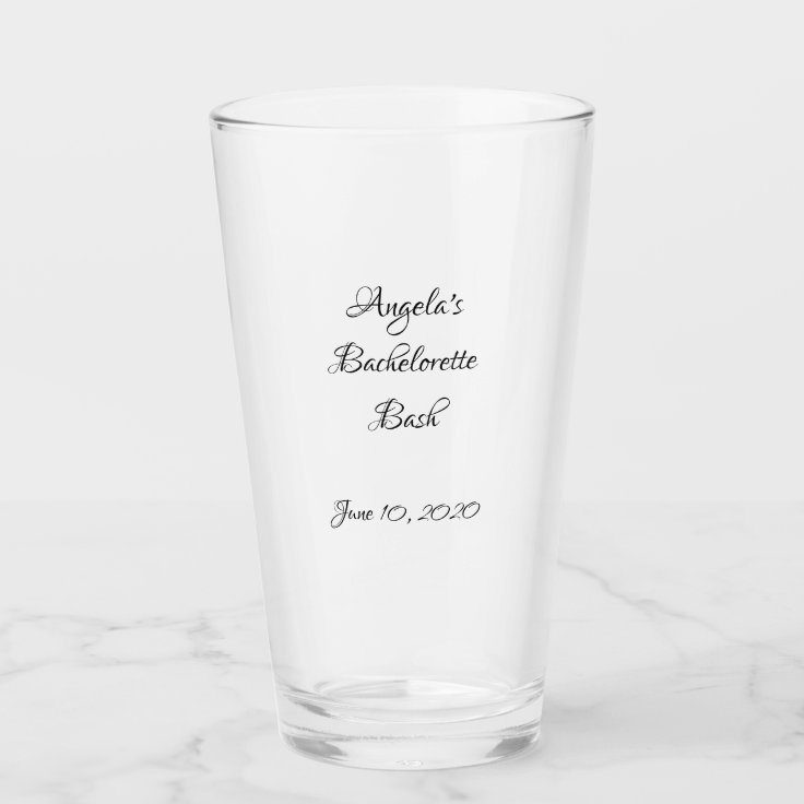 Personalized Glass Tumblers Zazzle