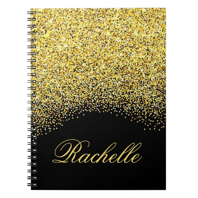 Personalized Glitter Notebook (Front)