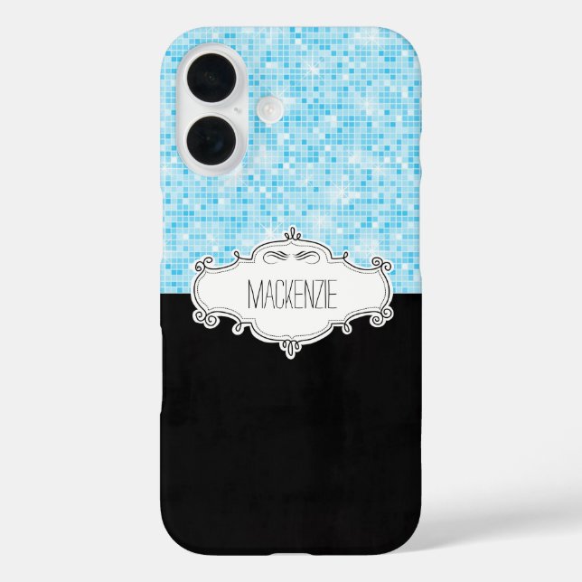 Personalized Glittery Phone Case (Back)