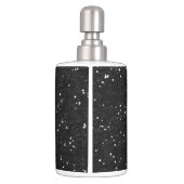 Personalized Glitzy Sparkly Diamond Music Note Soap Dispenser & Toothbrush Holder (Back)