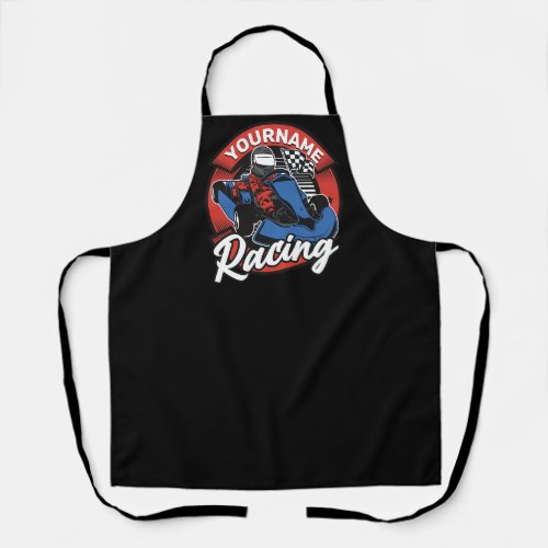 Personalized Go Kart Extreme Racing Karting Race  Apron