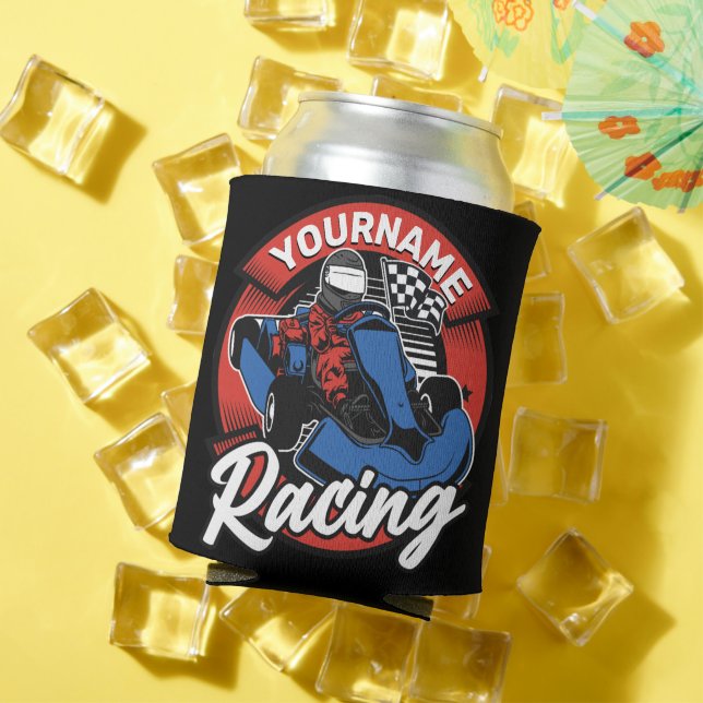 Personalized Go Kart Extreme Racing Karting Race  Can Cooler (In Situ Summer)