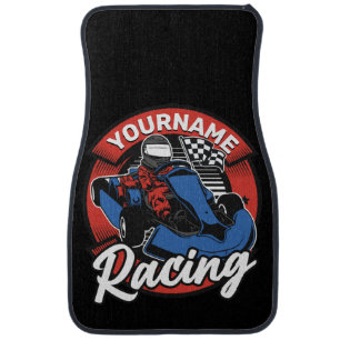 Personalized Go Kart Extreme Racing Karting Race Car Floor Mat