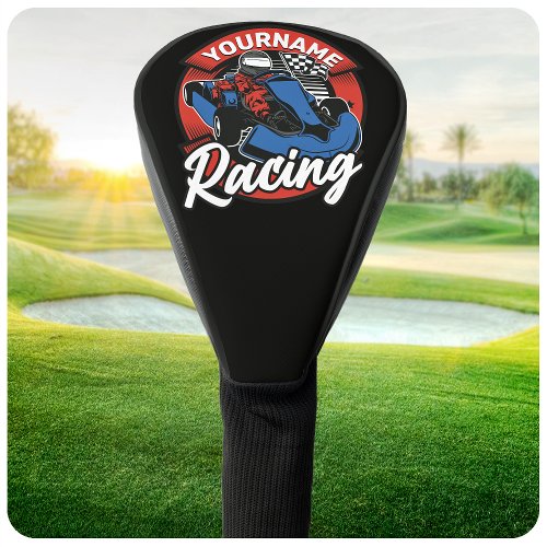 Personalized Go Kart Extreme Racing Karting Race Golf Head Cover