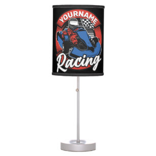 Personalized Go Kart Extreme Racing Karting Race  Table Lamp