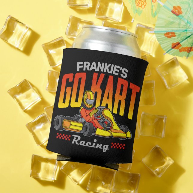 Personalized Go Kart Racing Motorsport Karting Can Cooler (In Situ Summer)