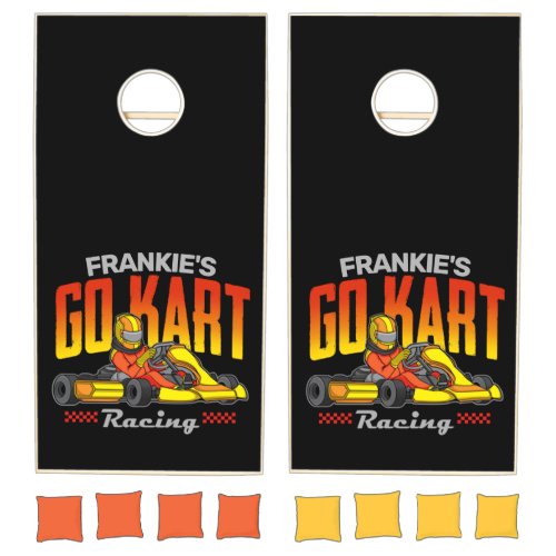 Personalized Go Kart Racing Motorsport Karting Cornhole Set