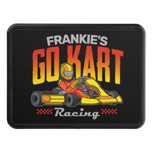 Personalized Go Kart Racing Motorsport Karting Hitch Cover