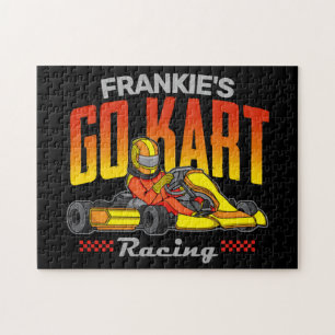 Personalized Go Kart Racing Motorsport Karting Jigsaw Puzzle