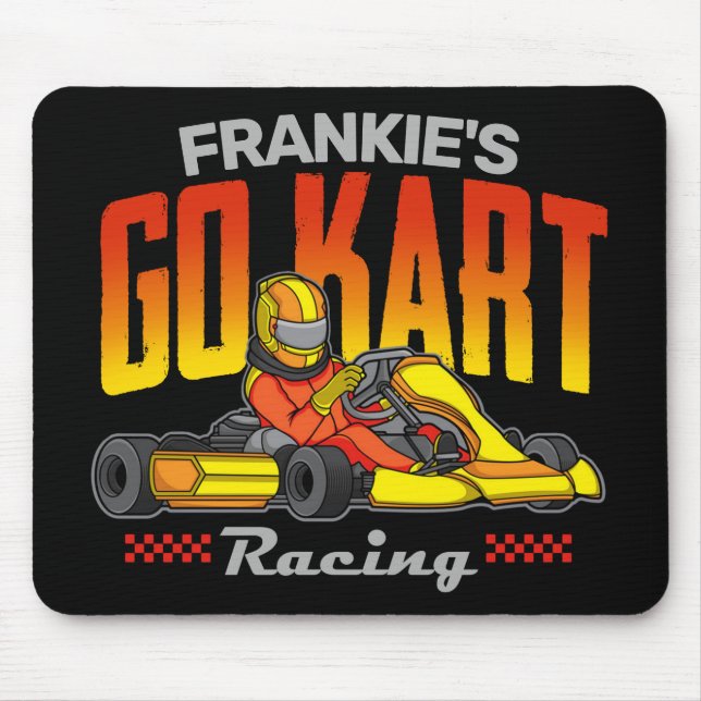 Personalized Go Kart Racing Motorsport Karting  Mouse Pad (Front)