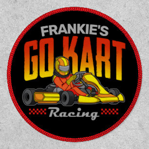 Personalized Go Kart Racing Motorsport Karting Patch