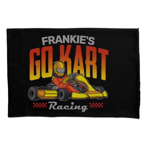 Personalized Go Kart Racing Motorsport Karting Pillow Case