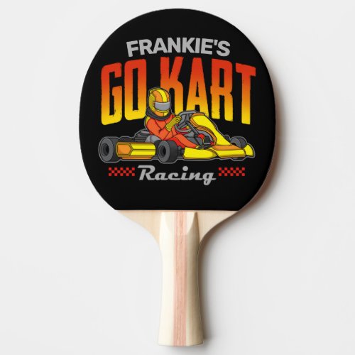 Personalized Go Kart Racing Motorsport Karting Ping Pong Paddle