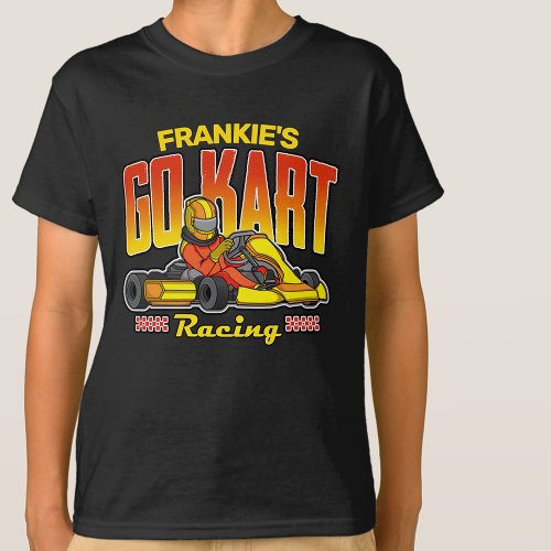 Personalized Go Kart Racing Motorsport Karting T_S T_Shirt