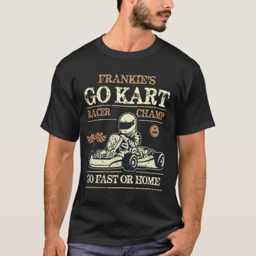 Personalized Go Kart Racing Motorsport Karting  T_Shirt