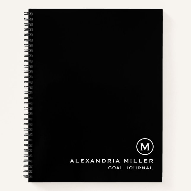 Personalized Goal Tracker Journal (Front)