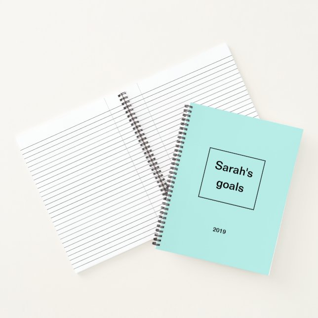 Personalized Goals 2019 - Notebook (Inside)