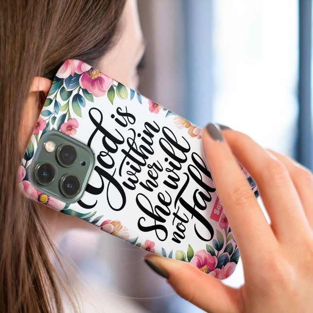 Personalized God is Within Her Christian Women Case-Mate iPhone Case (Creator Uploaded)