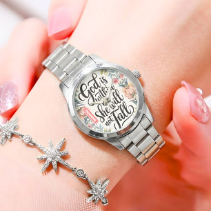 Personalized God is Within Her Christian Women Watch