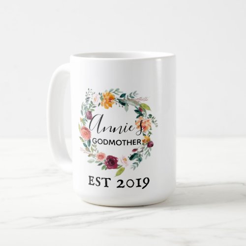 Personalized godmother mug