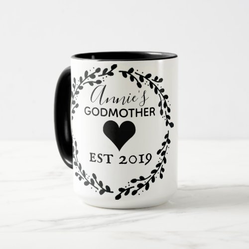 Personalized godmother mug