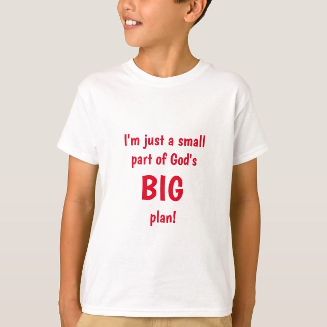 Personalized God's Plan T-Shirt (Front)