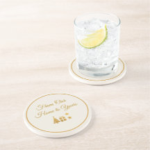 Personalized Gold Christmas