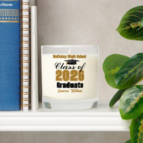 Personalized Gold Class of 2026 Graduation