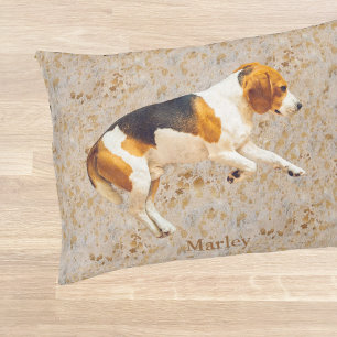 Personalized Gold Cowhide Faux Cow Print Cute Pet Bed