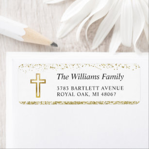 Religious Return Address Labels | Zazzle
