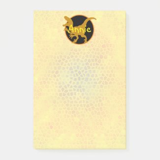 Personalized Gold Dinosaur 