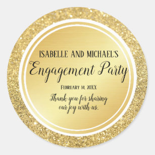 Engagement Thank You Stickers - 1,000 Results