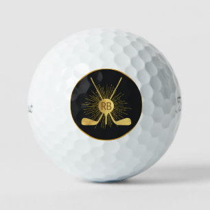 Personalized Gold Golf Clubs Golf Balls