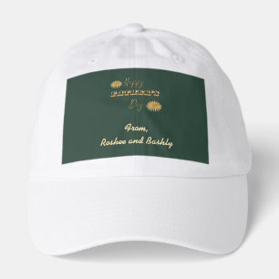 Personalized Gold Happy Father's Day Gift  Hat