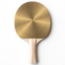 Personalized Gold Metallic Radial Texture Ping Pong Paddle Personalized Gold Metallic Radial Texture Ping Pong Paddle