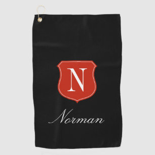 Personalized gold towel gift with classy logo