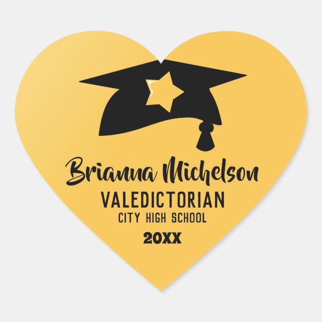 Personalized Gold Valedictorian Envelope Seal (Front)