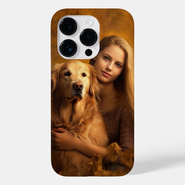 Personalized golden retriever Best Dog Mom i phone Case-Mate iPhone Case (Back)