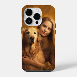 Personalized golden retriever Best Dog Mom i phone iPhone 14 Pro Case