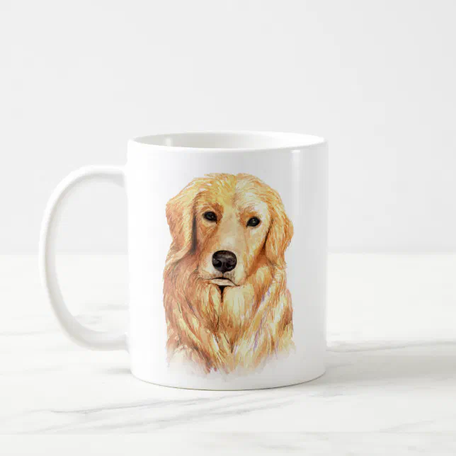 Personalized Golden Retriever Coffee Mug | Zazzle