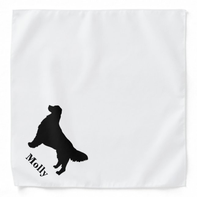 Personalized Golden Retriever Dog Bandana (Front)