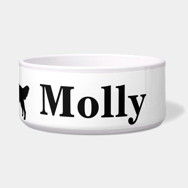 Personalized Golden Retriever Dog Bowl (Front)