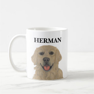 Personalized Golden Retriever Dog Coffee Mug