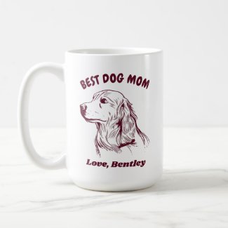 Personalized Golden Retriever Dog Mom Custom Name