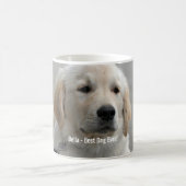 Personalized Golden Retriever Dog Photo and Name Coffee Mug (Center)