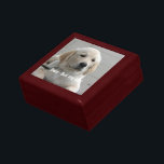 Personalized Golden Retriever Dog Photo and Name Keepsake Box<br><div class="desc">Personalize this Golden Retriever Dog keepsake with your dog's or puppy's photo and name (or other pet or person's photo/name). Text reads "Best Dog Ever" or add your own text - We love Daisy (your dog's name), dog's birthday or day of passing. Just click on "customize" to add your personalized...</div>