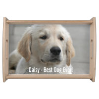 Personalized Golden Retriever Dog Photo and Name