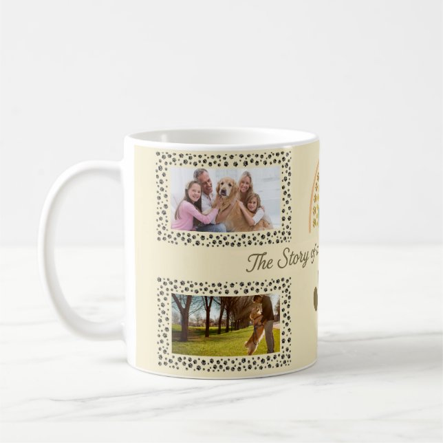 Personalized Golden Retriever Mom Mug - Custom (Left)